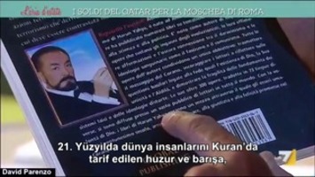 LA 7 TV, Sn. Adnan Oktar’ın Italya’da En Çok Satan “islam Terörü Lanetler” Kitabından Bahsediyor