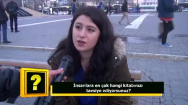 İnsanlara en çok hangi kitabınızı tavsiye ediyorsunuz?