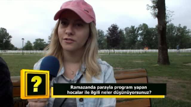 Ramazan’da para ile program yapan hocalar hakkında ne düşünüyorsunuz?