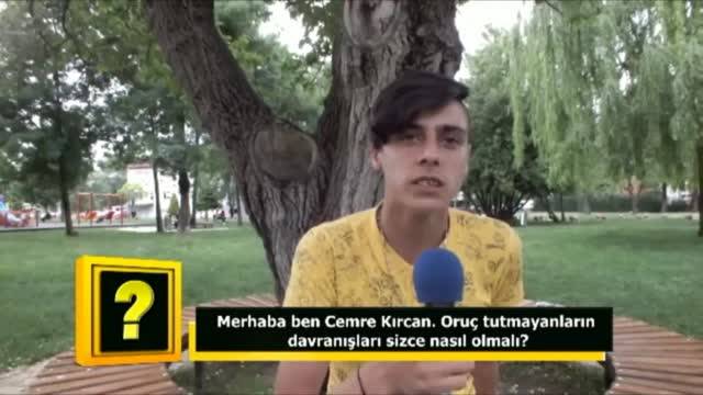 Oruç tutmayanların davranışları sizce nasıl olmalı?