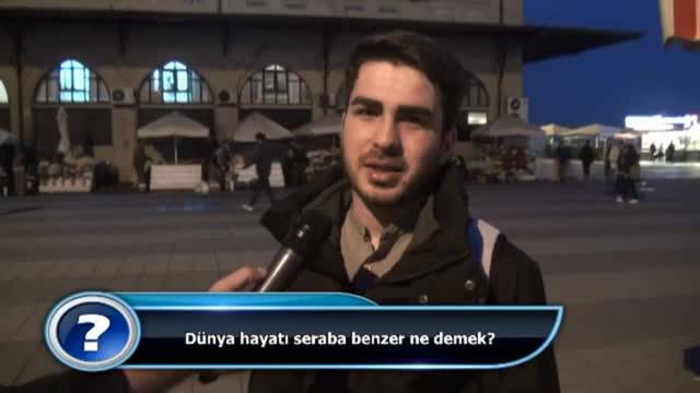 Dünya hayatı seraba benzer ne demek?