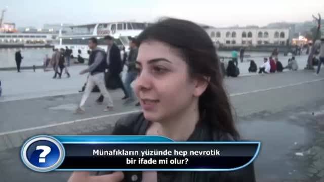 Münafıkların yüzünde hep nevrotik bir ifade mi olur?