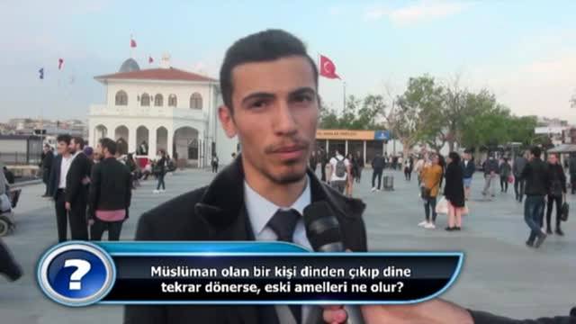 Müslüman olan kişi dinden çıkıp dine tekrar dönerse, eski amelleri ne olur?