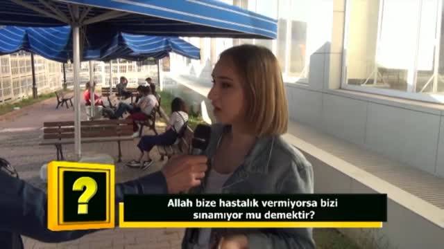 Allah bize hastalık vermiyorsa bizi sınamıyor mu demektir?