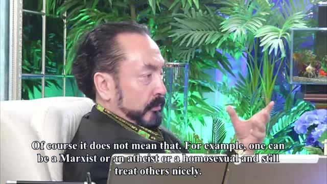 Does having good moral values mean being nice to everyone?