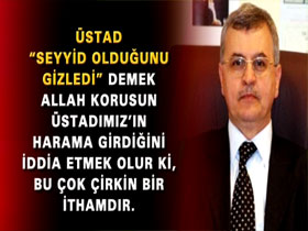 Ahmet Akgündüz Hoca Bediüzzaman Hazretleri'nin Seyyid Olduğunu İddia Ediyor!