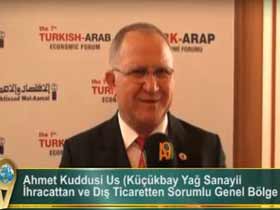 Küçükbağ Yağ Sanayii İhracattan ve Dış Ticaretten Sorumlu Genel Bölge Yard. Sn. Ahmet Kuddsi Us