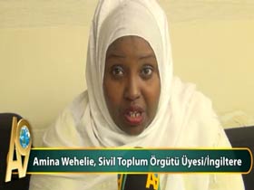 Amina Wehelie, Sivil Toplum Örgütü Üyesi/İngiltere