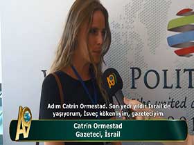 Catrin Ormestad, Gazeteci, İsrail