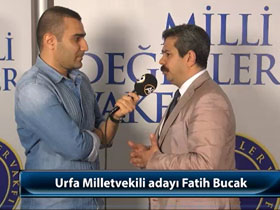 Urfa Milletvekili adayı Fatih Bucak