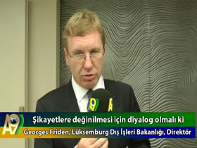 Lüksemburg Dışişleri Bakanlığı, Direktör Georges Friden Türk İslam Birliği ve A9 için Ne Dedi?