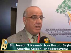 Sn. Joseph T. Kassab, İcra Kurulu Başkanı Amerika Keldaniler Federasyonu