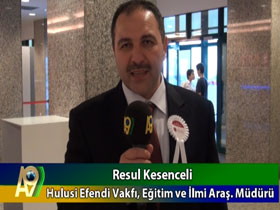 Hulusi Efendi Vakfı, Eğitim ve İlmi Araş. Müdürü Resul Kesenceli A9 İçin Ne Dedi?