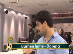 	Burhan İnme, öğrenci