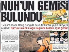 Hz. Nuh'un gemisi bulundu