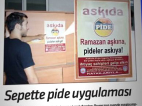 Yoksullar için; 'Sepette Pide uygulaması'