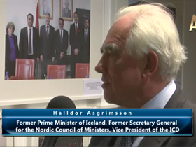 Halldor Asgrimsson, İzlanda Eski Başbakanı, ICD (İskandinav Dayanışma Birliği) Bakanlar Kurulu Genel Sekreteri