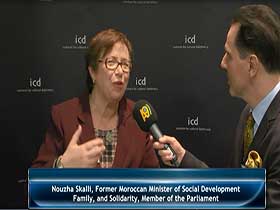 Nouzha Skalli - Former Moroccan Minister of Social Development, Family and Solidarity, Member of the Parliament, ICD Advisory Board Member 