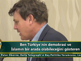 Peter Oborne, Daily Telegraph’ın Baş Politika Yorumcusu, Londra