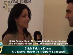 Ghida Fakhry Khane, News and Programmes Presenter, Aljazeera English