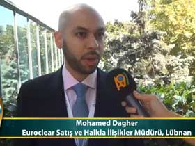 Mohamed Dagher, Euroclear Satış ve Halkla İlişkiler Müdürü, Lübnan