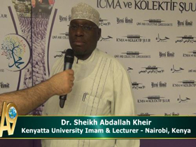Dr. Sheikh Abdallah Kheir, Kenyatta University Imam & Lecturer - Nairobi, Kenya