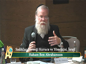 İsrail Sadıklar Derneği Kurucu ve Yöneticisi Haham Ben Abrahamson