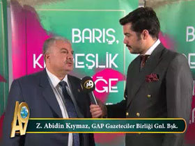 Zeynel Abidin Kıymaz, GAP Gazeteciler Birliği Genel Başkanı