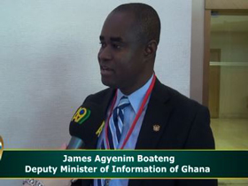 James Agyenim Boateng, Deputy Minister of Information of Ghana